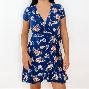 Charlotte Russe Floral Wrap Dress